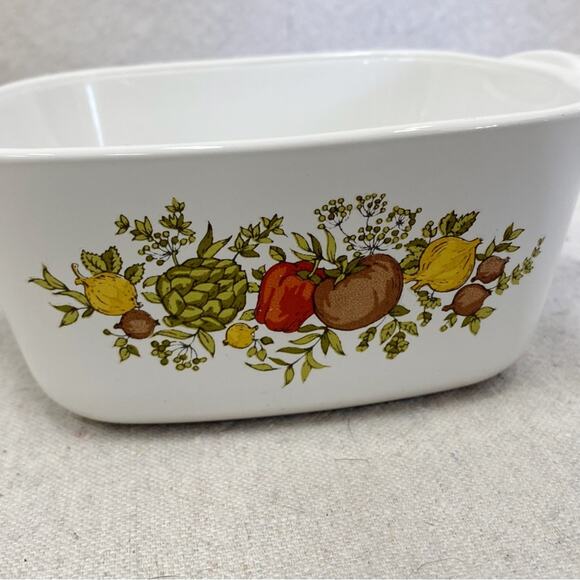 CorningWare Spice of Life 2-quart Casserole Glass Lid & 2 3/4 cup no lid - Picture 10 of 16